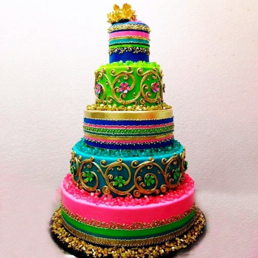 свадебный торт цветолюбия