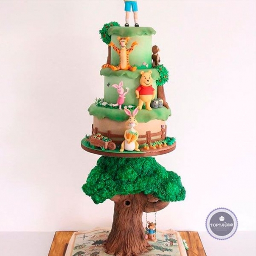 детский торт домик на дереве