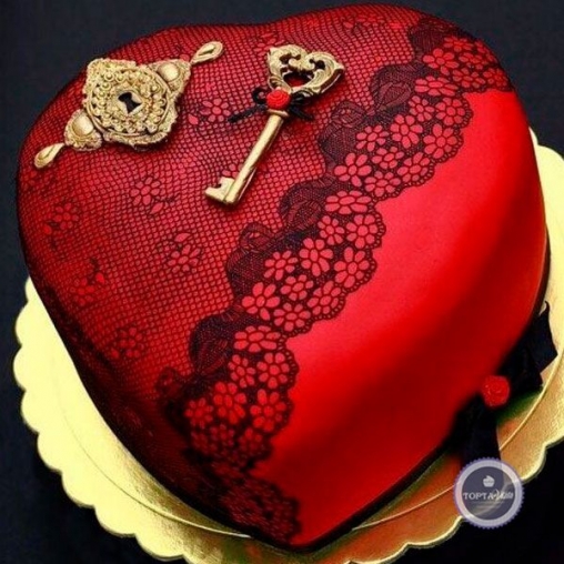 торт для женщин ключ к сердцу