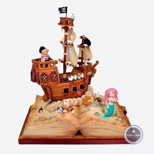 Детский торт Мы пираты
