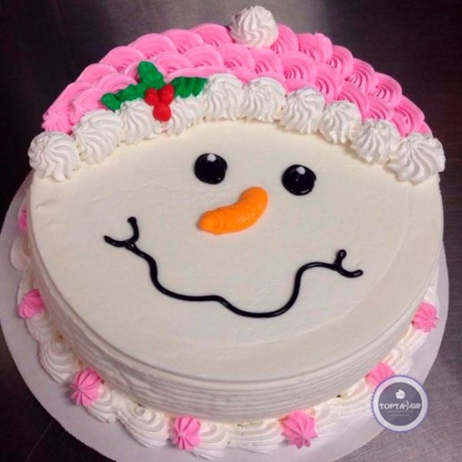 Новогодний торт Снежный