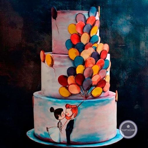Свадебный торт Магия любви