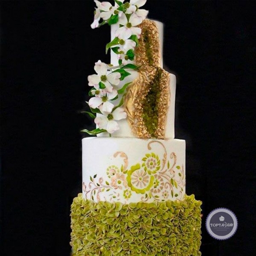 Свадебный торт Нефрит