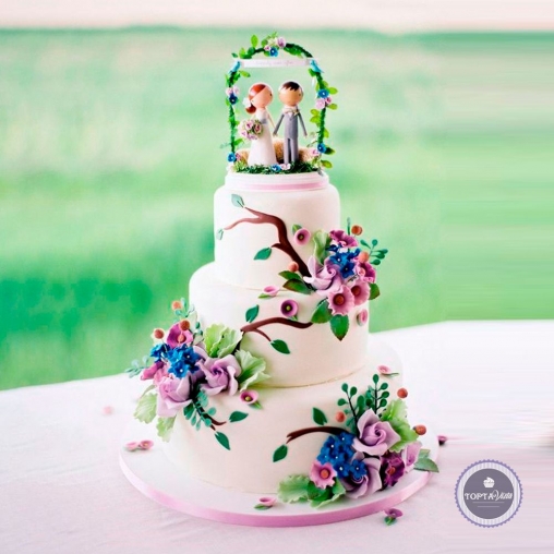 Свадебный торт - Ласточка